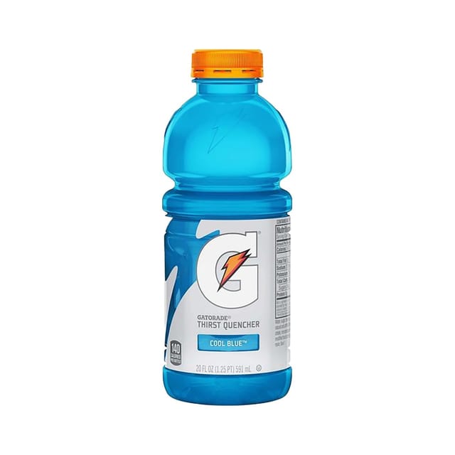 Gatorade Cool Blue - 20oz Bottle.