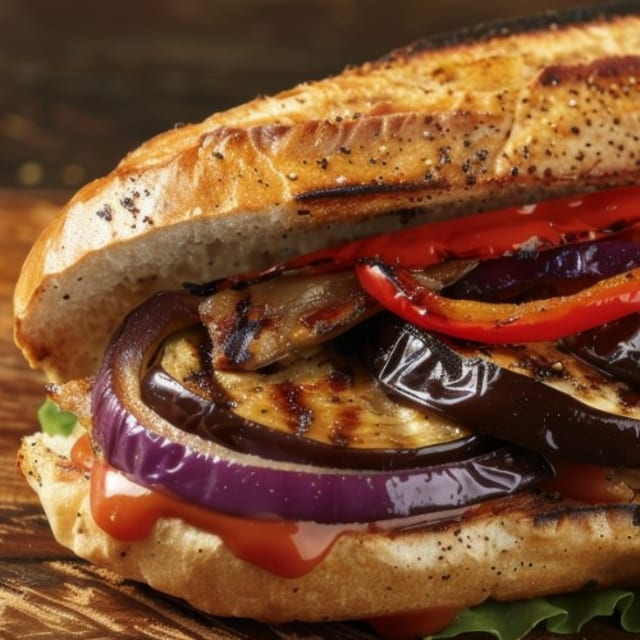 Eggplant Parm Sub.