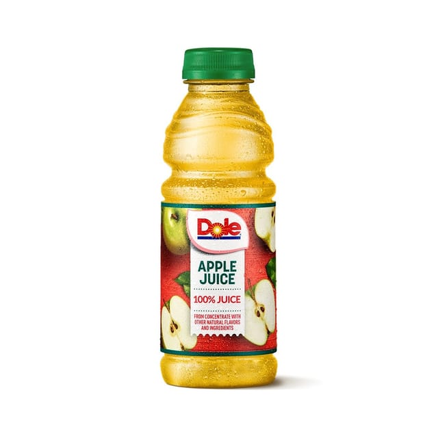 Dole 100% Apple Juice - 15.2oz Bottle.